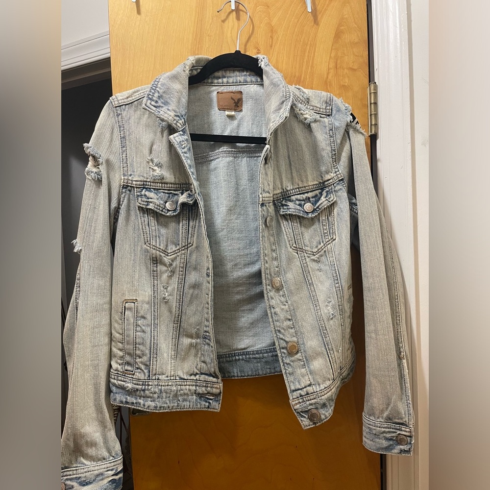 Distressed Jean Jacket